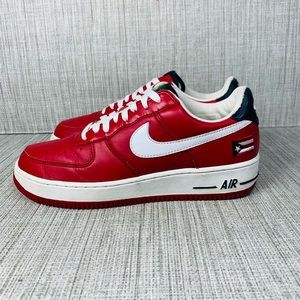 Nike Air Force 1 Puerto Rico 4 PR4 Red Size 8.5